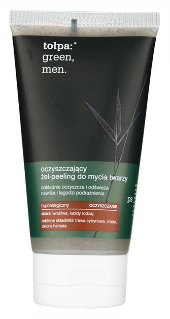 Tołpa Green Men tisztító peelinges gél hidratáló hatással  150 ml