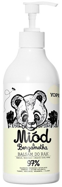 Yope Honey & Bergamot hidratáló balzsam kézre  500 ml