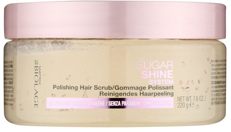 Matrix Biolage Sugar Shine hajpeeling parabénmentes  220 g