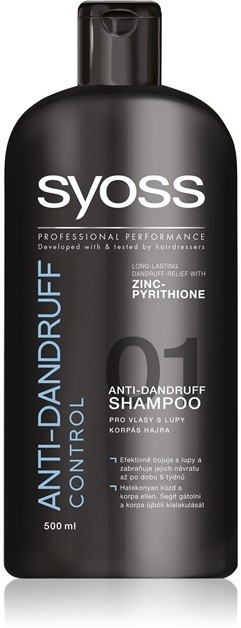 Syoss Anti-dandruff Control korpásodás elleni sampon  500 ml