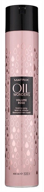 Matrix Oil Wonders Volume Rose hajlakk dús hatásért  400 ml