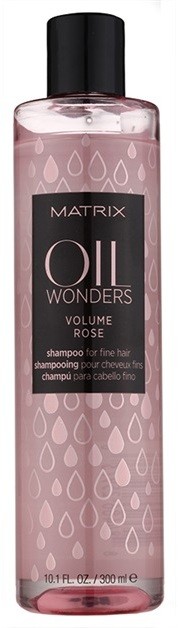 Matrix Oil Wonders Volume Rose sampon a finom hajért szilikonmentes  300 ml
