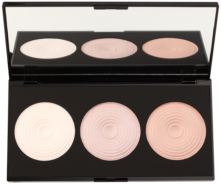 Makeup Revolution Beyond Radiance bőrvilágosító paletta tükörrel  15 g