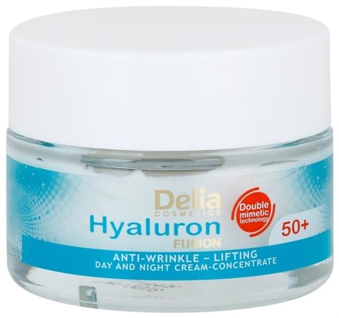 Delia Cosmetics Hyaluron Fusion 50+ feszesítő ránctalanító krém  50 ml