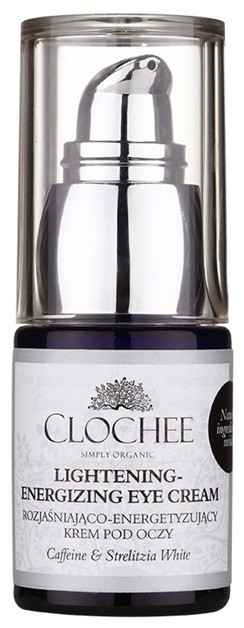 Clochee Simply Organic világosító és élénkítő szemkrém a duzzanatokra és a sötét karikákra  15 ml