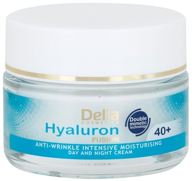 Delia Cosmetics Hyaluron Fusion 40+ ránctalanító intenzív hidratáló krém  50 ml