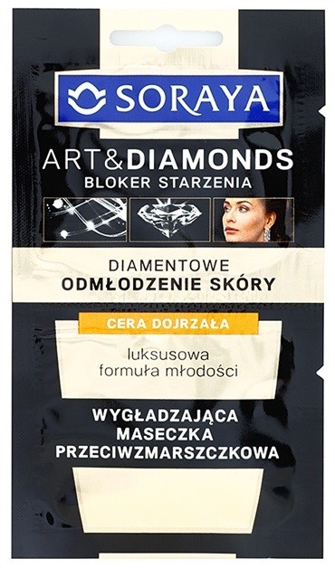 Soraya Art & Diamonds kisimító maszk ránctalanító hatással  2 x 5 ml