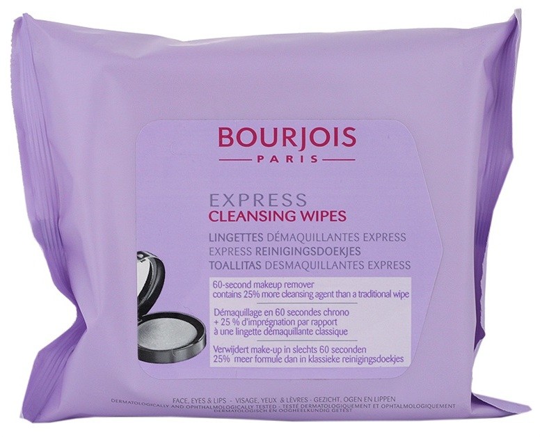 Bourjois Express tisztító törlőkendő  25 db