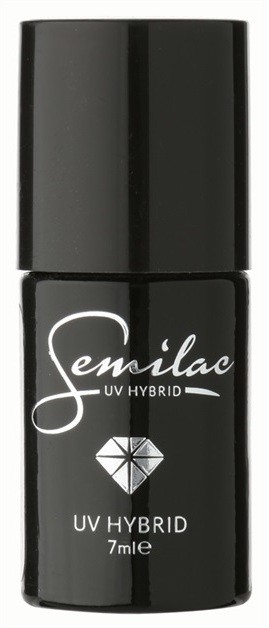 Semilac Paris UV Hybrid Top fedő lakk a körmökre a tökéletes védelemért és intenzív fényért  7 ml