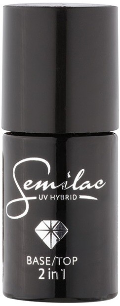 Semilac Paris UV Hybrid Base alap- és fedőlakk a zselés műkörömhöz 2 az 1-ben  7 ml