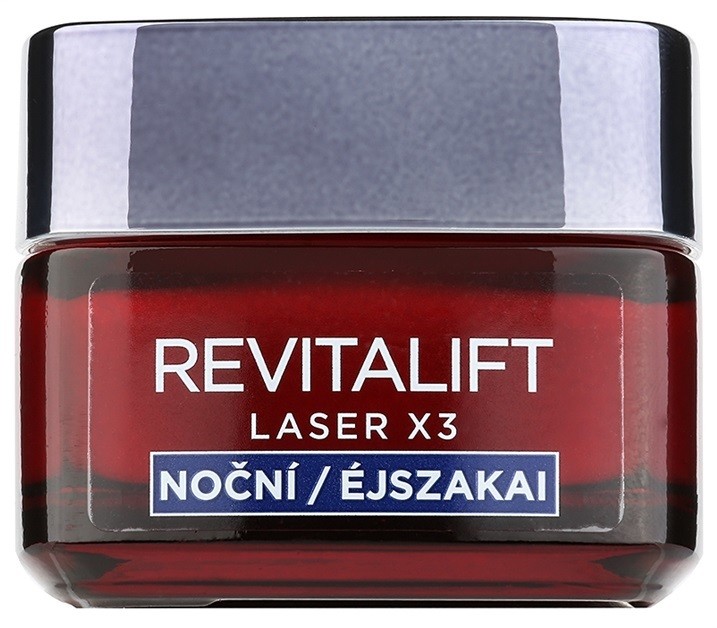 L’Oréal Paris Revitalift Laser X3 éjszakai regeneráló krém a bőröregedés ellen  50 ml