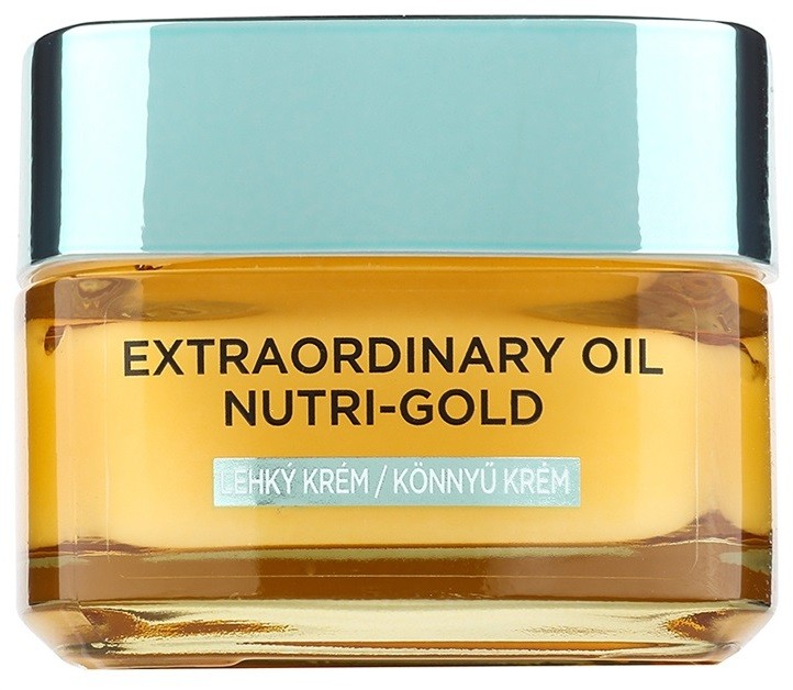 L’Oréal Paris Extraordinary Oil Nutri-Gold gyengéd tápláló olajos krém  50 ml
