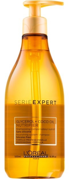 L’Oréal Professionnel Série Expert Nutrifier tápláló sampon kókuszolajjal szilikonmentes  500 ml