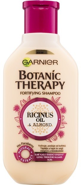 Garnier Botanic Therapy Ricinus Oil erősítő sampon a gyenge, hullásra hajlamos hajra  250 ml