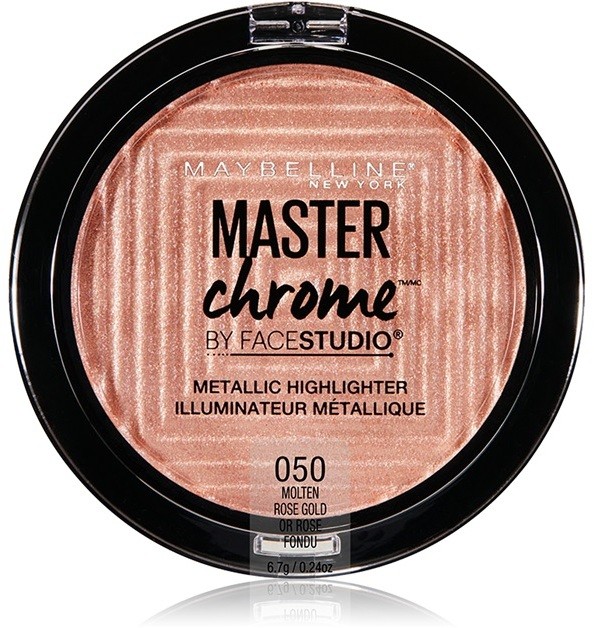 Maybelline Master Chrome élénkítő árnyalat 05 Rose Gold 8 g