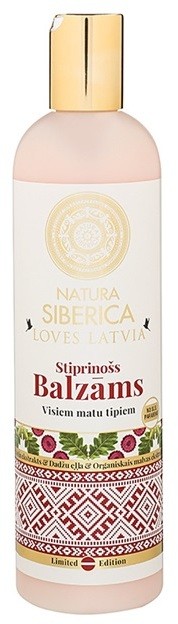 Natura Siberica Loves Latvia erősítő balzsam hajra hajra  400 ml