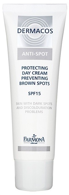 Farmona Dermacos Anti-Spot védő nappali krém a pigmentfoltok csökkentésére SPF 15  50 ml