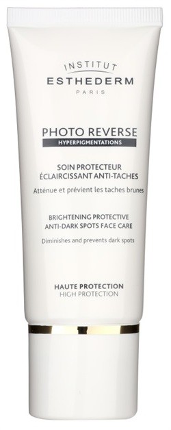 Institut Esthederm Photo Reverse bőrvilágosító védő ápolás a pigmentfoltok ellen magas UV védelemmel  50 ml