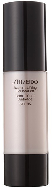 Shiseido Base Radiant Lifting élénkítő lifting make-up SPF 15 árnyalat O80 Deep Ochre 30 ml