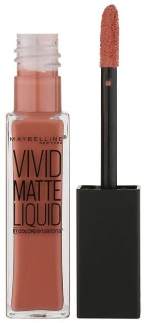 Maybelline Color Sensational Vivid Matte Liquid folyékony rúzs matt hatással árnyalat 50 Nude Thrill 8 ml