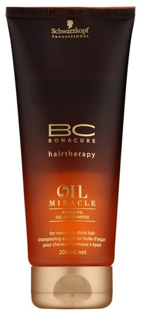 Schwarzkopf Professional BC Bonacure Oil Miracle Argan Oil sampon normál és dús hajra  200 ml