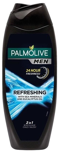 Palmolive Men Refreshing fürdőgél férfiaknak 2 az 1-ben  500 ml