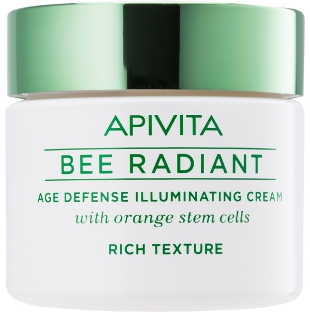 Apivita Bee Radiant élénkítő krém az öregedés jelei ellen  50 ml