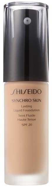 Shiseido Synchro Skin hosszan tartó make-up SPF 20 árnyalat Golden 4 30 ml