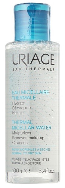 Uriage Eau Micellaire Thermale micelláris tisztító víz normál és száraz bőrre  100 ml