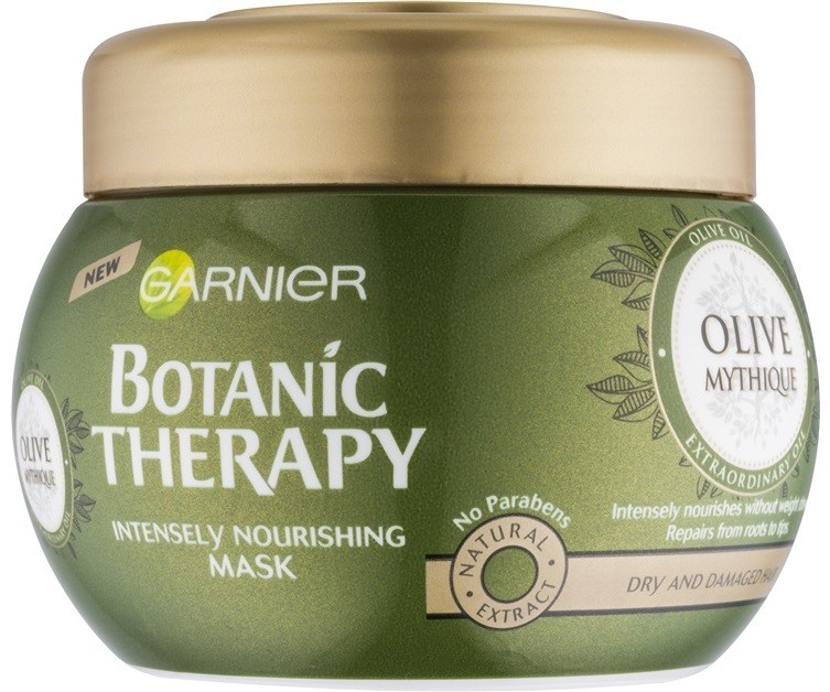 Garnier Botanic Therapy Olive tápláló maszk száraz és sérült hajra  300 ml