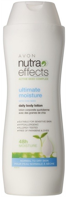 Avon Nutra Effects hidratáló testápoló tej normál és száraz bőrre  250 ml