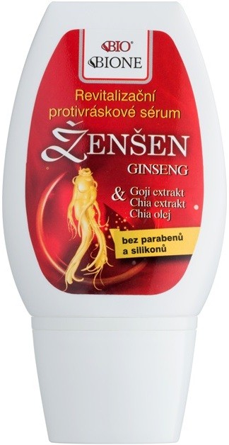 Bione Cosmetics Ginseng Goji + Chia revitalizáló arcszérum  40 ml