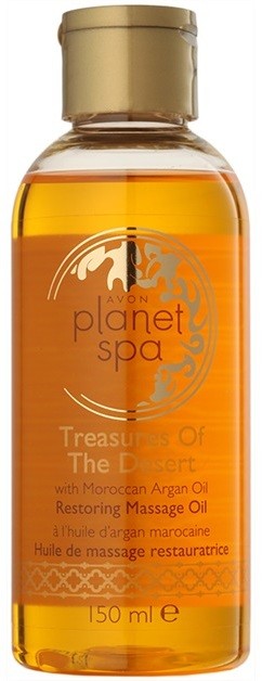 Avon Planet Spa Treasures Of The Desert megújító masszázsolaj marokkói argánolajjal  150 ml