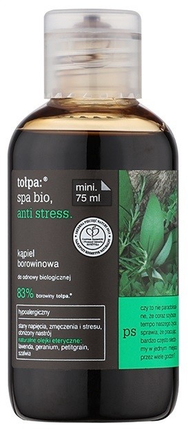 Tołpa Spa Bio Anti Stress agyag fürdő esszenciális olajokkal  75 ml