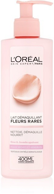 L’Oréal Paris Precious Flowers sminklemosó tej száraz és érzékeny bőrre  400 ml