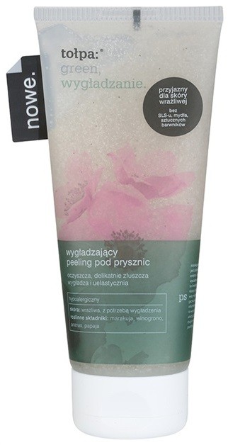Tołpa Green Smoothing peeling tusfürdő a bőr feszességéért  200 ml