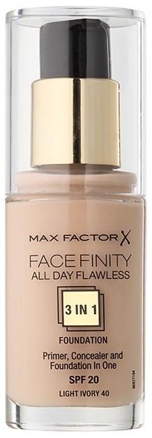 Max Factor Facefinity make-up 3 az 1-ben árnyalat 40 Light Ivory  30 ml