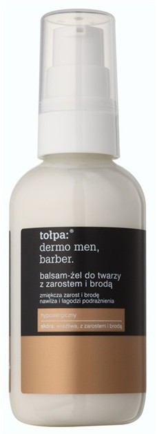 Tołpa Dermo Men Barber nyugtató balzsam- gél szakállra férfiaknak  75 ml