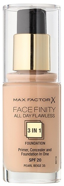 Max Factor Facefinity make-up 3 az 1-ben árnyalat 35 Pearl Beige  30 ml