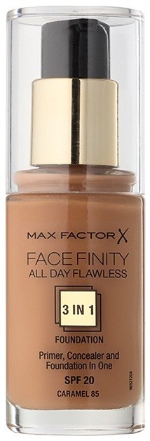 Max Factor Facefinity make-up 3 az 1-ben árnyalat 85 Caramel  30 ml