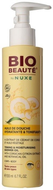 Bio Beauté by Nuxe Body hidratáló és frissítő tusoló olaj  200 ml