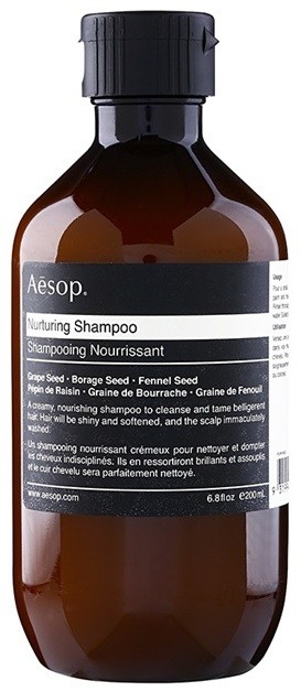 Aésop Hair Nurturing tápláló sampon a rakoncátlan hajra  200 ml