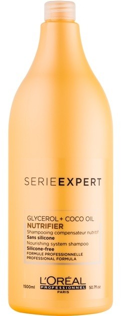 L’Oréal Professionnel Série Expert Nutrifier tápláló sampon kókuszolajjal szilikonmentes  1500 ml