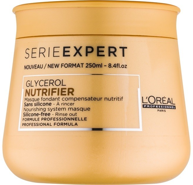 L’Oréal Professionnel Série Expert Nutrifier tápláló maszk száraz és sérült hajra  250 ml