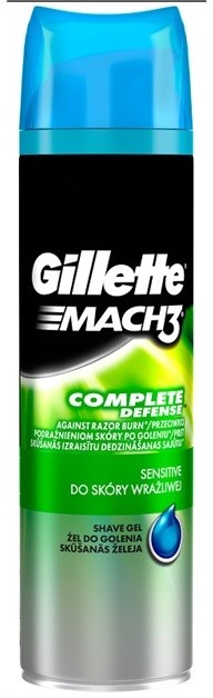 Gillette Mach 3 Complete Defense borotválkozási gél  200 ml