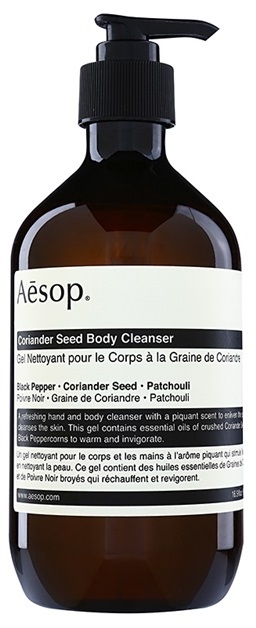Aésop Body Coriander Seed energetizáló tusfürdő gél  500 ml