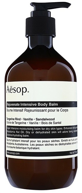 Aésop Body Rejuvenate Intensive hidratáló testbalzsam száraz bőrre  500 ml