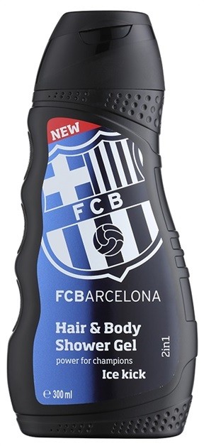 EP Line FC Barcelona Ice Kick sampon és tusfürdő gél 2 in 1  300 ml