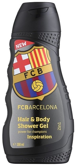 EP Line FC Barcelona Inspiration sampon és tusfürdő gél 2 in 1  300 ml