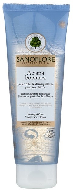 Sanoflore Aciana Botanica tisztító gél az arcbőrre élénk és hidratált bőr  125 ml